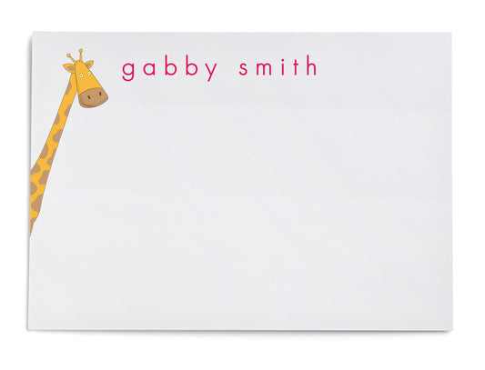Giraffe Flat Notecards