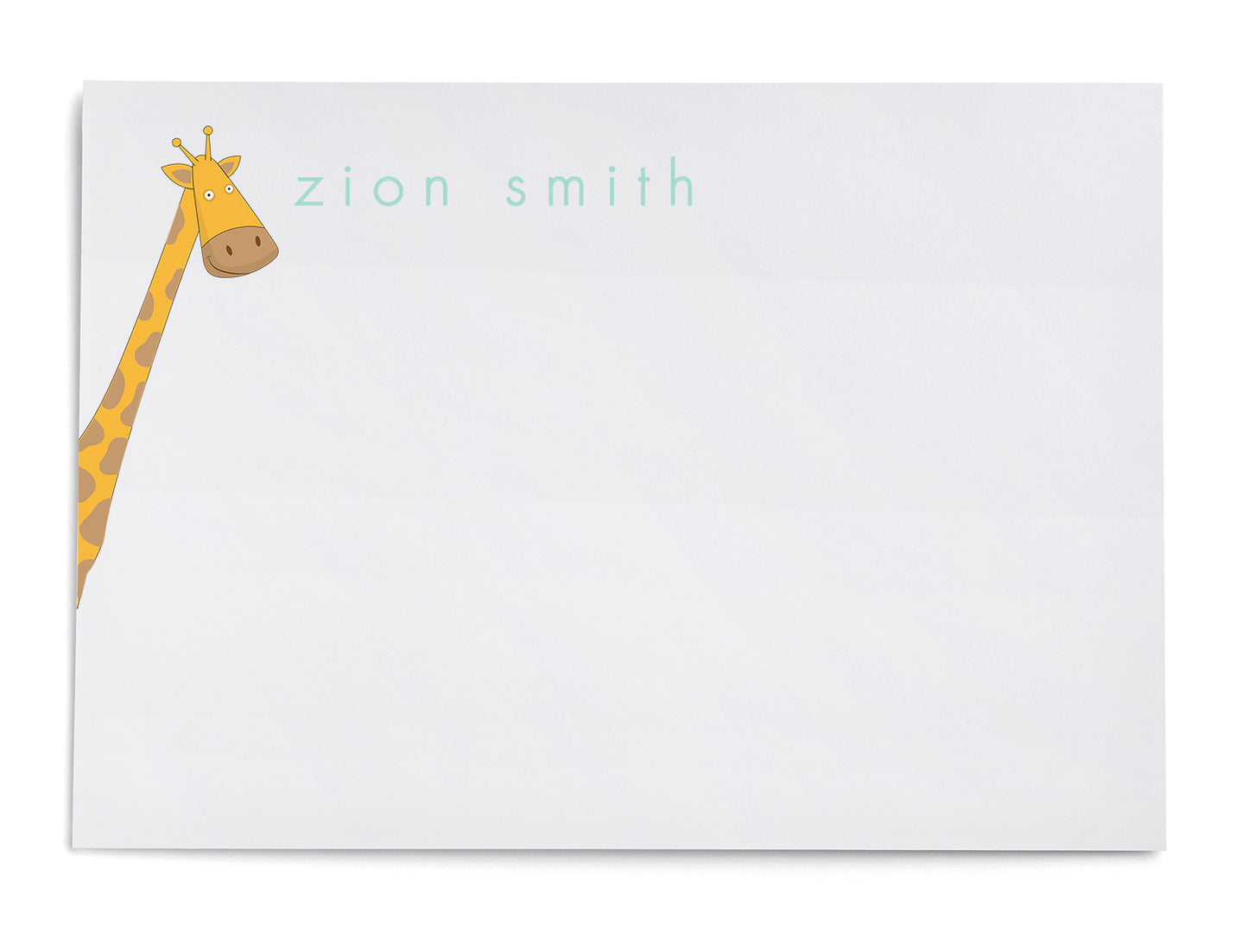 Giraffe Flat Notecards
