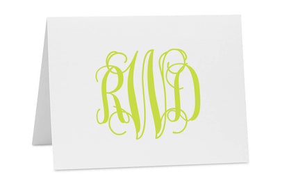 Monogram Minimalist Notecards